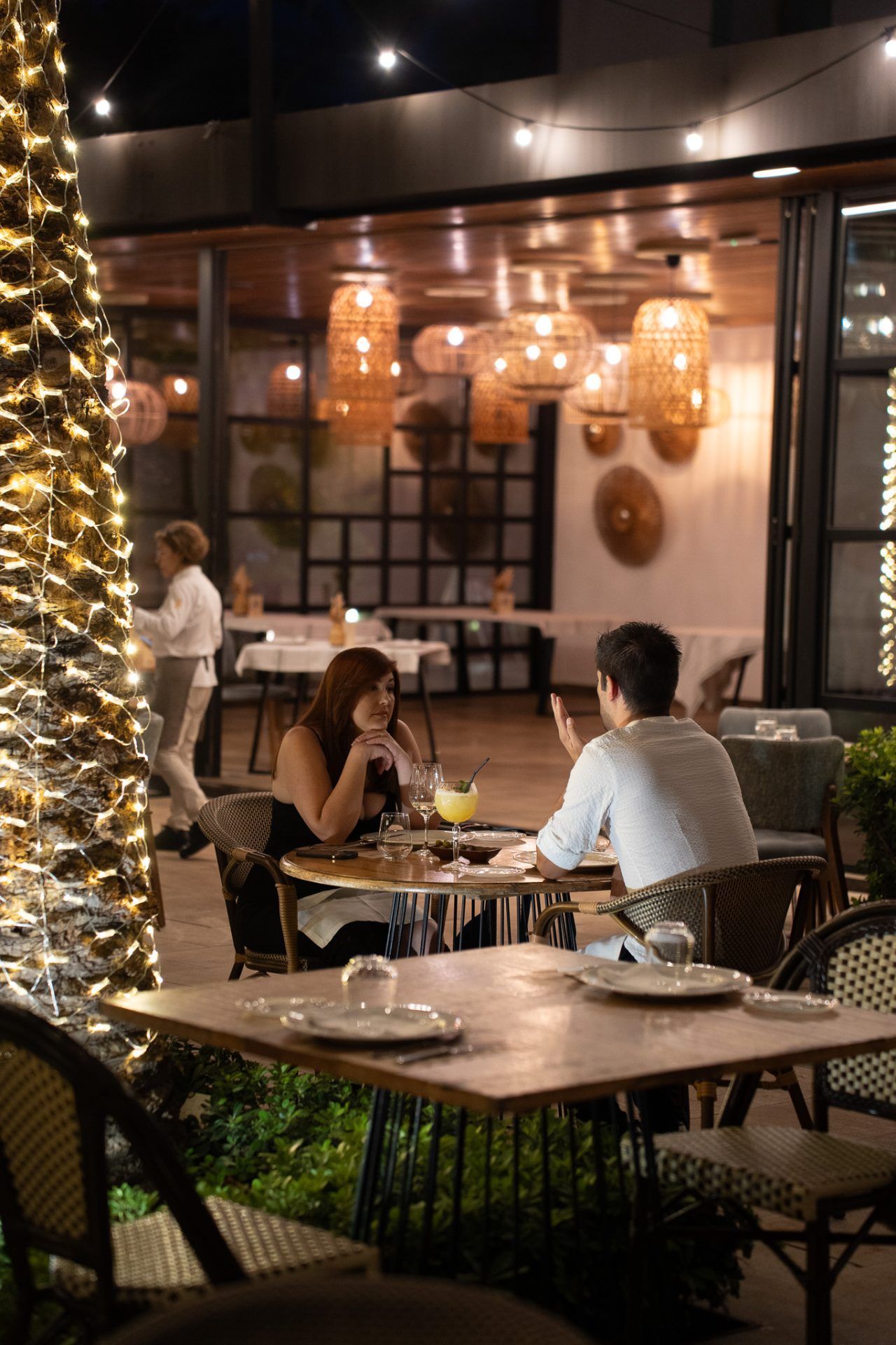 Cocina de temporada al aire libre
